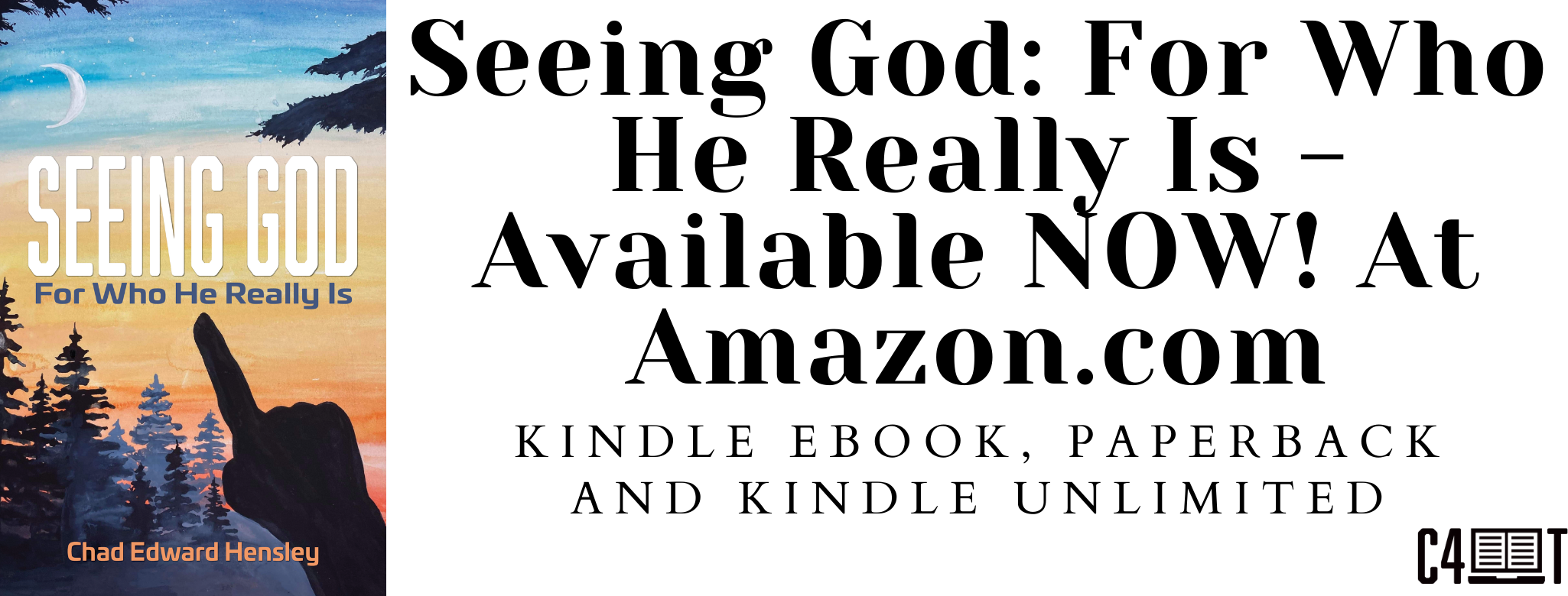Seeing God: For Who He Really Is - Available Now!